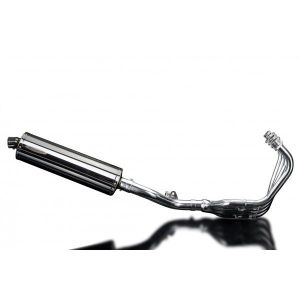 Delkevic volledig systeem Oval RVS 450mm - CB600F HORNET (2007-2013)