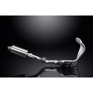 Delkevic volledig systeem Oval RVS 225mm - CB600F HORNET (2007-2013)