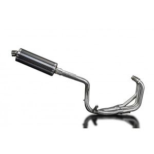 Delkevic volledig systeem Oval Carbon 350mm - CB600F HORNET (1998-2002)