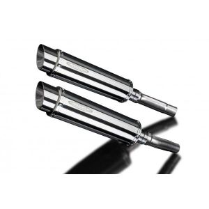 Delkevic slip-on kit Round RVS 350mm - Monster 620/695/800(2002-2008)