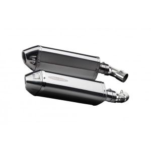 Delkevic slip-on kit Tri-Oval RVS 320mm - Monster 696 (2008-2014)