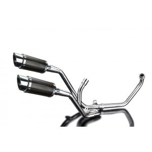 Delkevic volledig systeem Round Carbon 200mm - SV650 (1998-2002)