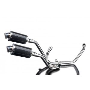 Delkevic volledig systeem Oval Carbon 225mm - SV650 (1998-2002)