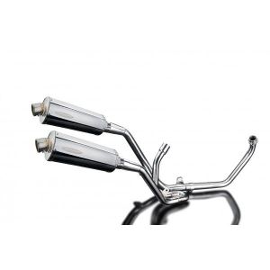 Delkevic volledig systeem Oval RVS 350mm - SV650 (1998-2002)