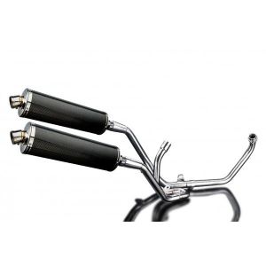 Delkevic volledig systeem Oval Carbon 450mm - SV650 (1998-2002)