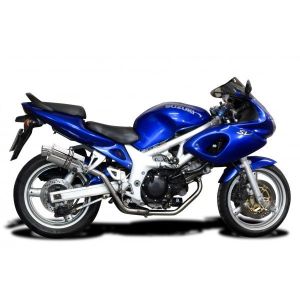 Delkevic volledig systeem Oval RVS 225mm - SV650 (1998-2002)
