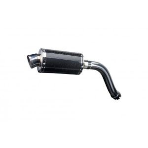 Delkevic slip-on kit Oval Carbon 225mm - SV650 (2003-2015)