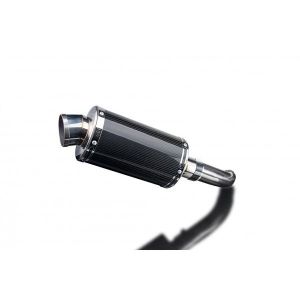 Delkevic slip-on kit Oval Carbon 225mm - SV650 (2016-2019)