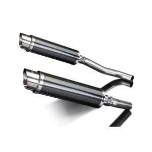 Delkevic slip-on kit Round Carbon 350mm - Z1000 (2007-2009)