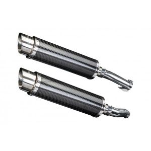 Delkevic slip-on kit Round Carbon 350mm - Z1000 (2010-2020)