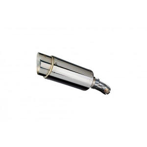 Delkevic slip-on kit Round RVS 200mm - KLE650 VERSYS (2007-2014)