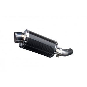 Delkevic slip-on kit Oval Carbon 225mm - ZX-10R NINJA (2008-2010)