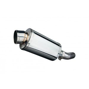 Delkevic slip-on kit Oval RVS 225mm - ZX-10R NINJA (2008-2010)
