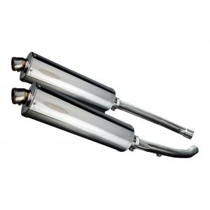 Delkevic slip-on kit Oval RVS 450mm - ZZR1400 (2012-2020)