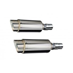 Delkevic slip-on kit Round RVS 200mm - EN500C 1996-2009