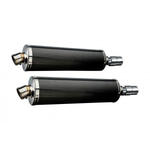 Delkevic slip-on kit Oval Carbon 450mm - EN500C 1996-2009