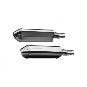 Delkevic slip-on kit Tri-Oval RVS 320mm - EN500C 1996-2009