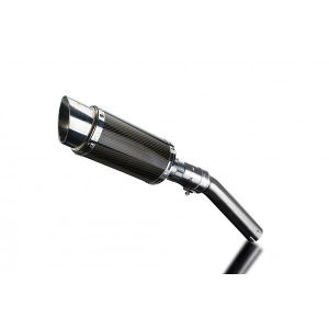 Delkevic slip-on kit Round Carbon 200mm - DR650 1990-1995