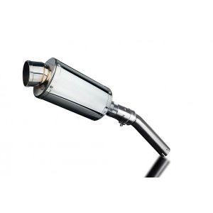 Delkevic slip-on kit Oval RVS 225mm - DR650 1990-1995