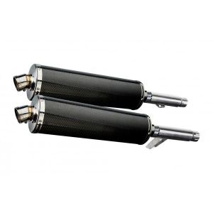 Delkevic slip-on kit Oval Carbon 450mm - GPZ900R ZX900A (1984-2003)
