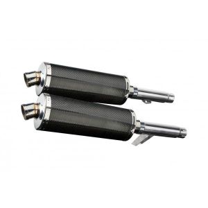 Delkevic slip-on kit Oval Carbon 350mm - GPZ900R ZX900A (1984-2003)
