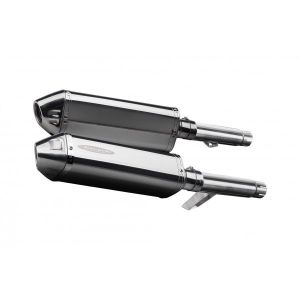 Delkevic slip-on kit Tri-Oval RVS 320mm - GPZ900R ZX900A (1984-2003)