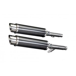 Delkevic slip-on kit Round Carbon 350mm - GPZ900R ZX900A (1984-2003)