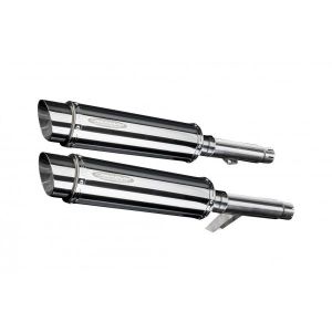 Delkevic slip-on kit Round RVS 350mm - GPZ900R ZX900A (1984-2003)