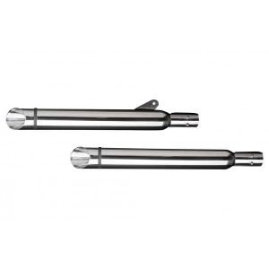 Delkevic slip-on kit Round RVS 550mm - VN1600 Classic (2003-2008)