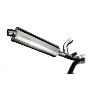 Delkevic slip-on kit Oval RVS 450mm - SUPERSPORT 2017-2019