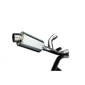 Delkevic slip-on kit Oval RVS 225mm - SUPERSPORT 2017-2019