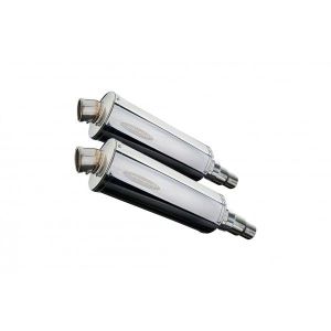Delkevic slip-on kit Oval RVS 350mm - Speed Triple 1050 (2011-2014)