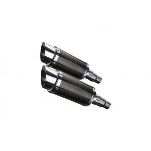 Delkevic slip-on kit Round Carbon 200mm - Speed Triple 1050 (2011-2014)