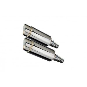 Delkevic slip-on kit Round RVS 200mm - Speed Triple R 1050 (2012-2016)