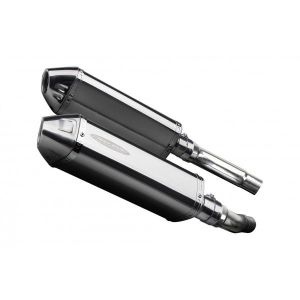 Delkevic slip-on kit Tri-Oval RVS 320mm - Street Triple 675 (2007-2012)