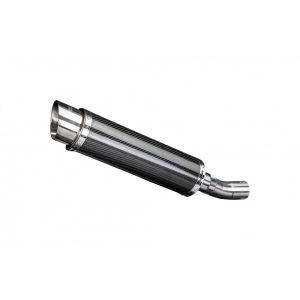 Delkevic slip-on kit Round Carbon 350mm - Street Triple 675 (2013-2016)