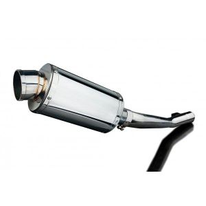 Delkevic slip-on kit Oval RVS 225mm - GSF1200 BANDIT (1995-2006)