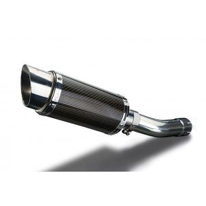 Delkevic slip-on kit Round Carbon 200mm - GSF1250 BANDIT (2007-2016)