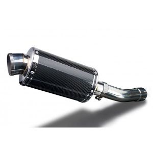 Delkevic slip-on kit Oval Carbon 225mm - GSF1250 BANDIT (2007-2016)