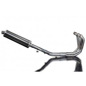 Delkevic volledig systeem Oval Carbon 450mm - GSF1250 BANDIT (2007-2014)