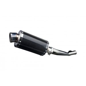 Delkevic slip-on kit Oval Carbon 225mm - GSF650 BANDIT (2005-2007)