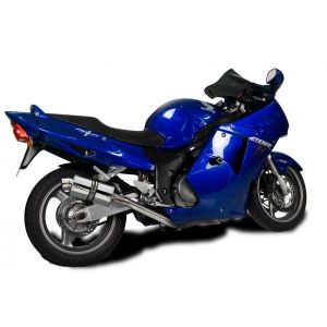 Delkevic volledig systeem Oval RVS 225mm - CBR1100XX BLACKBIRD (1996-2009)