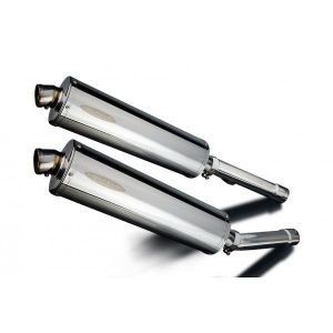 Delkevic slip-on kit Oval RVS 450mm - CBR1100XX BLACKBIRD (1996-2009)