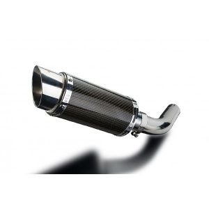 Delkevic slip-on kit Round Carbon 200mm - VFR800-X Crossrunner (2011-2019)