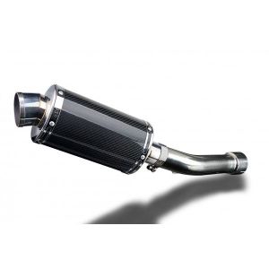 Delkevic slip-on kit Oval Carbon 225mm - FZ1 FAZER (2006-2015)