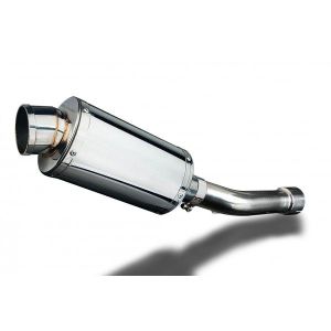 Delkevic slip-on kit Oval RVS 225mm - FZ1 FAZER (2006-2015)