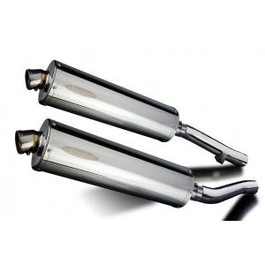 Delkevic slip-on kit Oval RVS 450mm - XJR1300/SP (1998-2007)