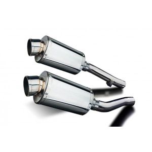 Delkevic slip-on kit Oval RVS 225mm - XJR1300/SP (1998-2007)