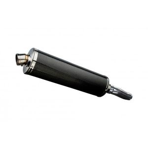 Delkevic slip-on kit Oval Carbon 450mm - CBF600N (ABS) (2008-2012)