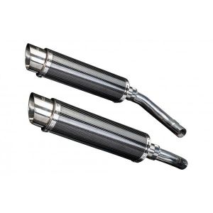 Delkevic slip-on kit Round Carbon 350mm - YZF-R1 (2009-2014)